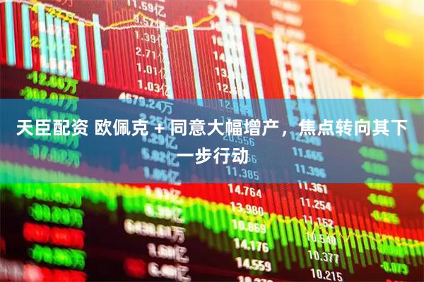 天臣配资 欧佩克 + 同意大幅增产，焦点转向其下一步行动
